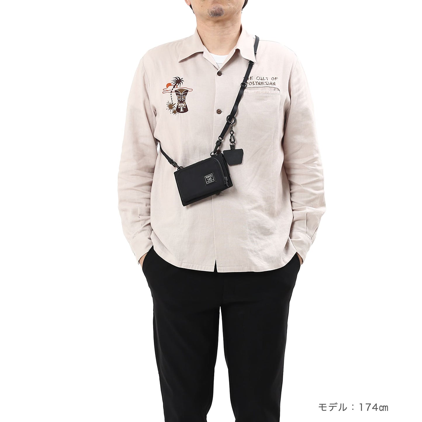 FLYER'S SUPPLY Middle Wallet with Neck Strap HSP-0179