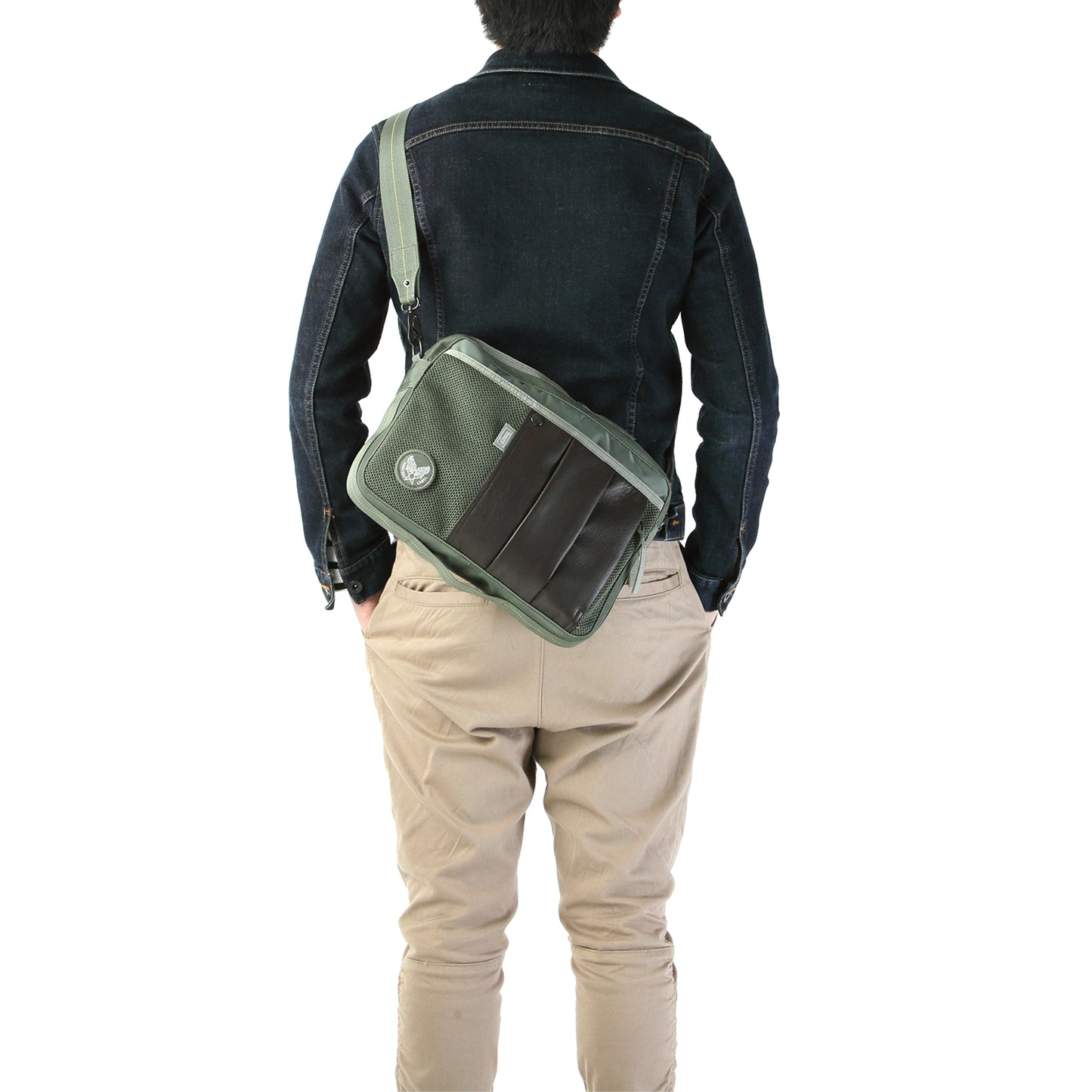 CUSTOM Shoulder Bag Zipper Type A4 Super Nylon HC-0113