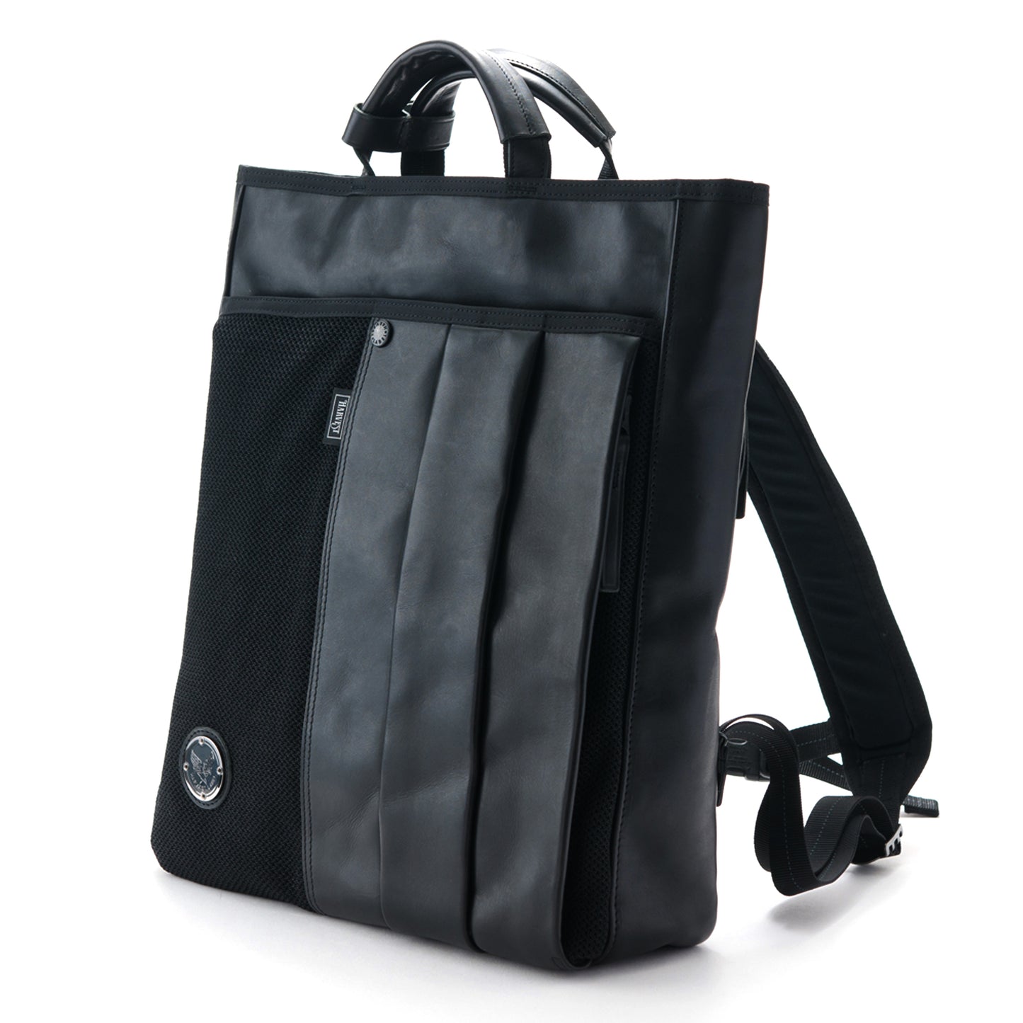 CUSTOM PELLE Business Backpack Brief Tote Italian Cowhide HP-0203