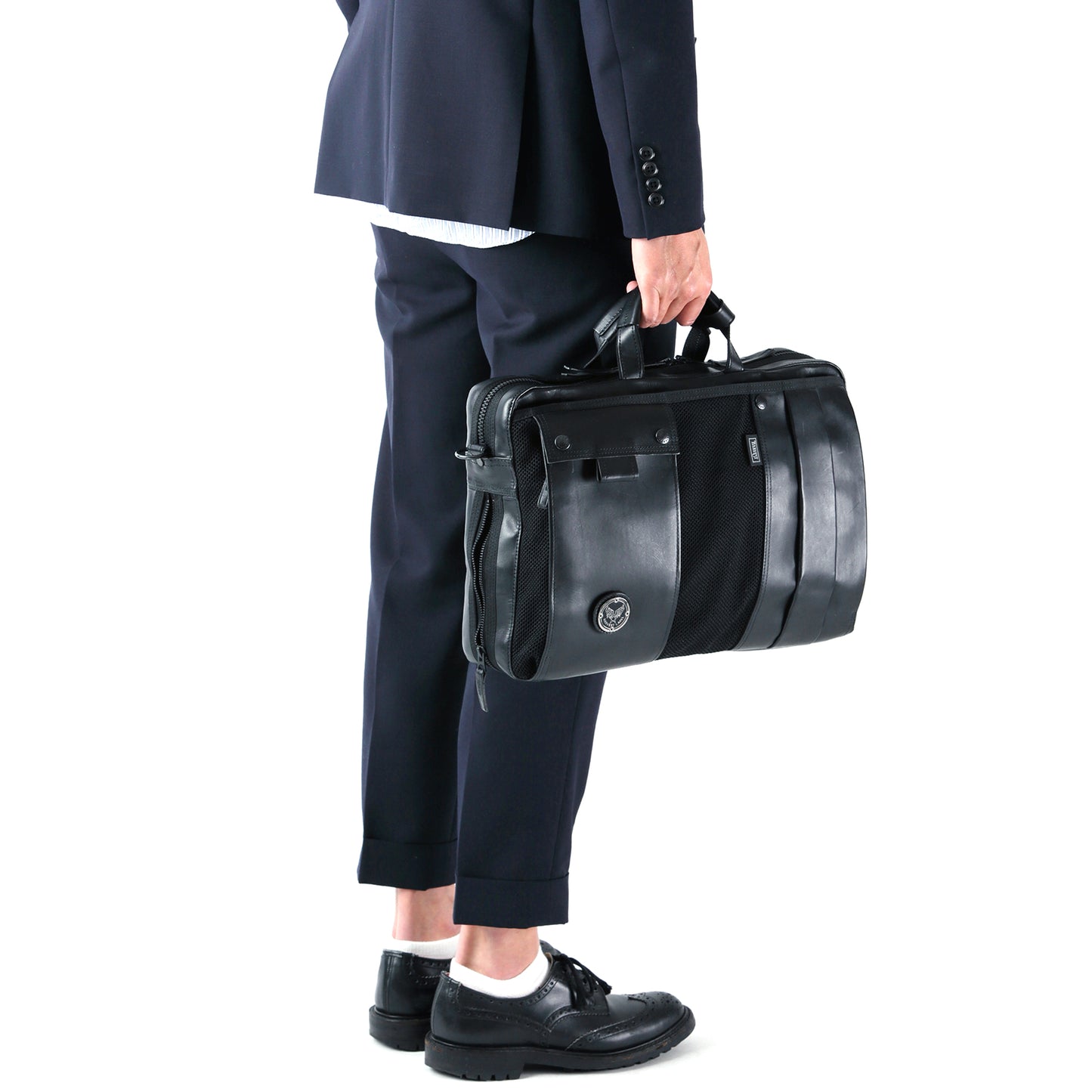CUSTOM PELLE Business Briefcase 2WAY Italian Cowhide HP-0205
