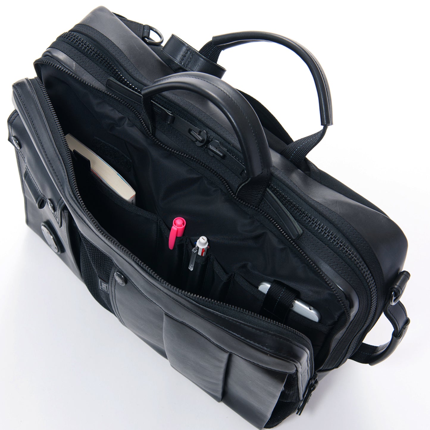 CUSTOM PELLE Business 3WAY Backpack Italian Cowhide Leather HP-0206