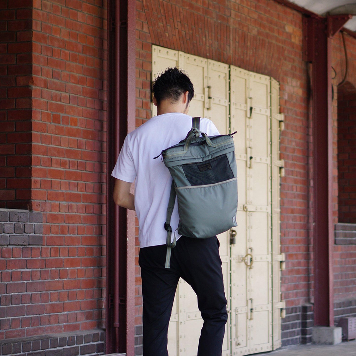 FLYER'S LITESPAN  バックパック  トート型  エキスパンダブル  コーデュラ&ブルーサインナイロンTWILL  HS-0354 - HARVEST LABEL