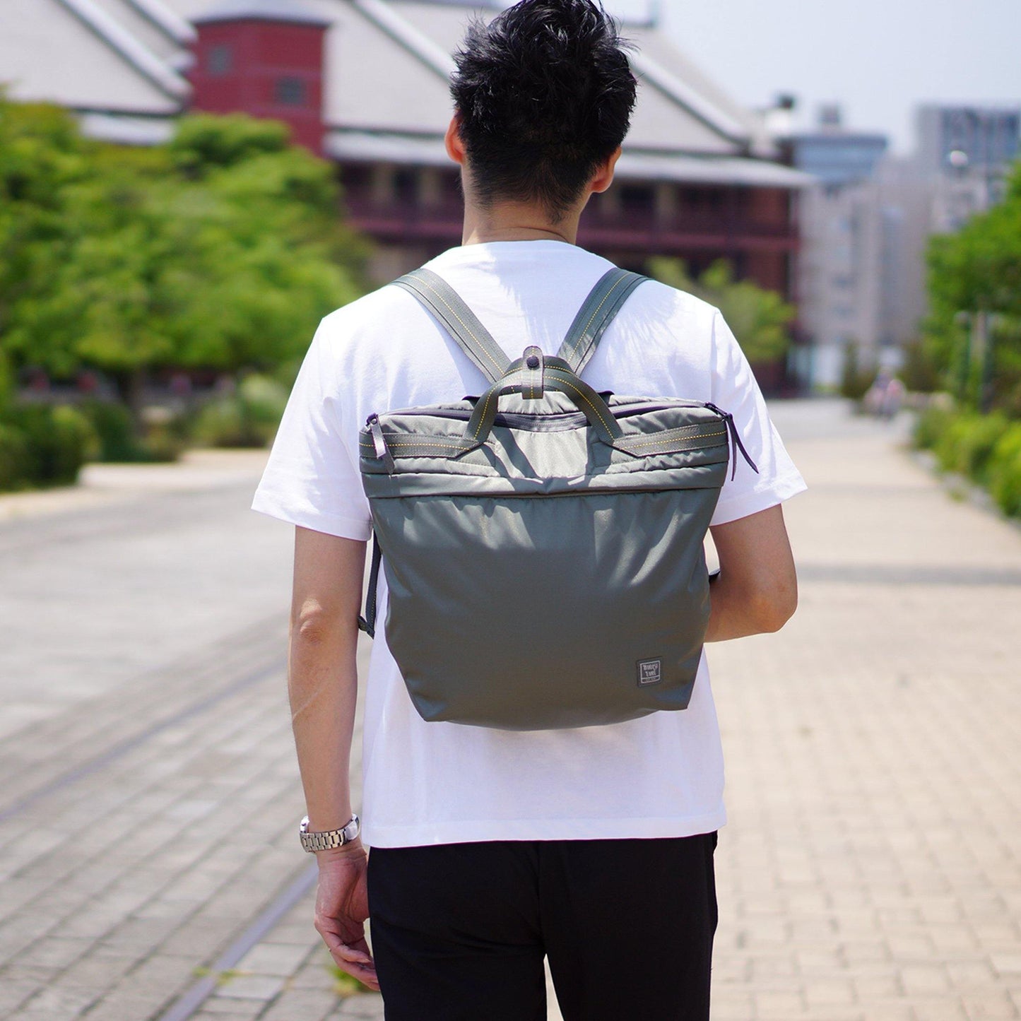 FLYER'S LITESPAN  バックパック  トート型  エキスパンダブル  コーデュラ&ブルーサインナイロンTWILL  HS-0354 - HARVEST LABEL