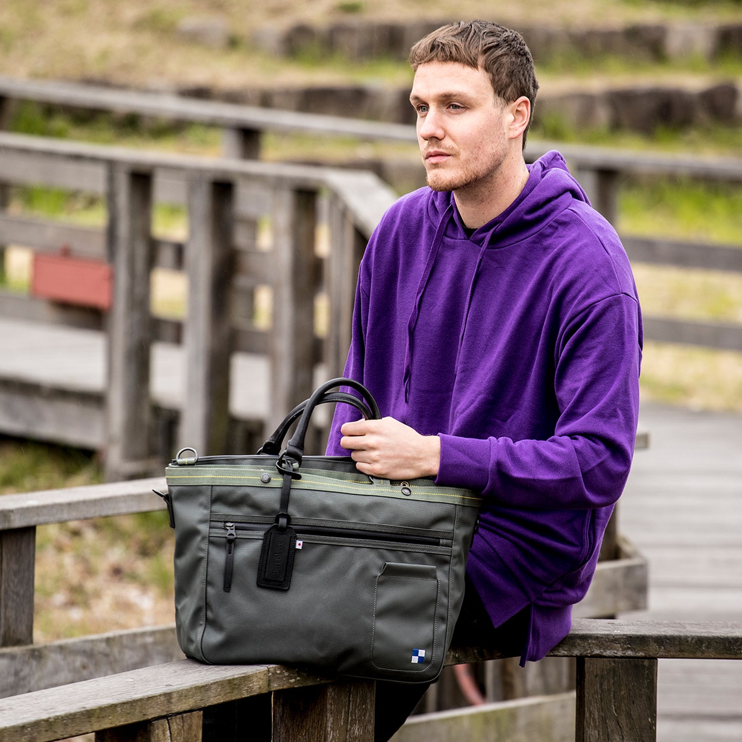 BULLET LINE Tote 2WAY type with inner bag HB-0428