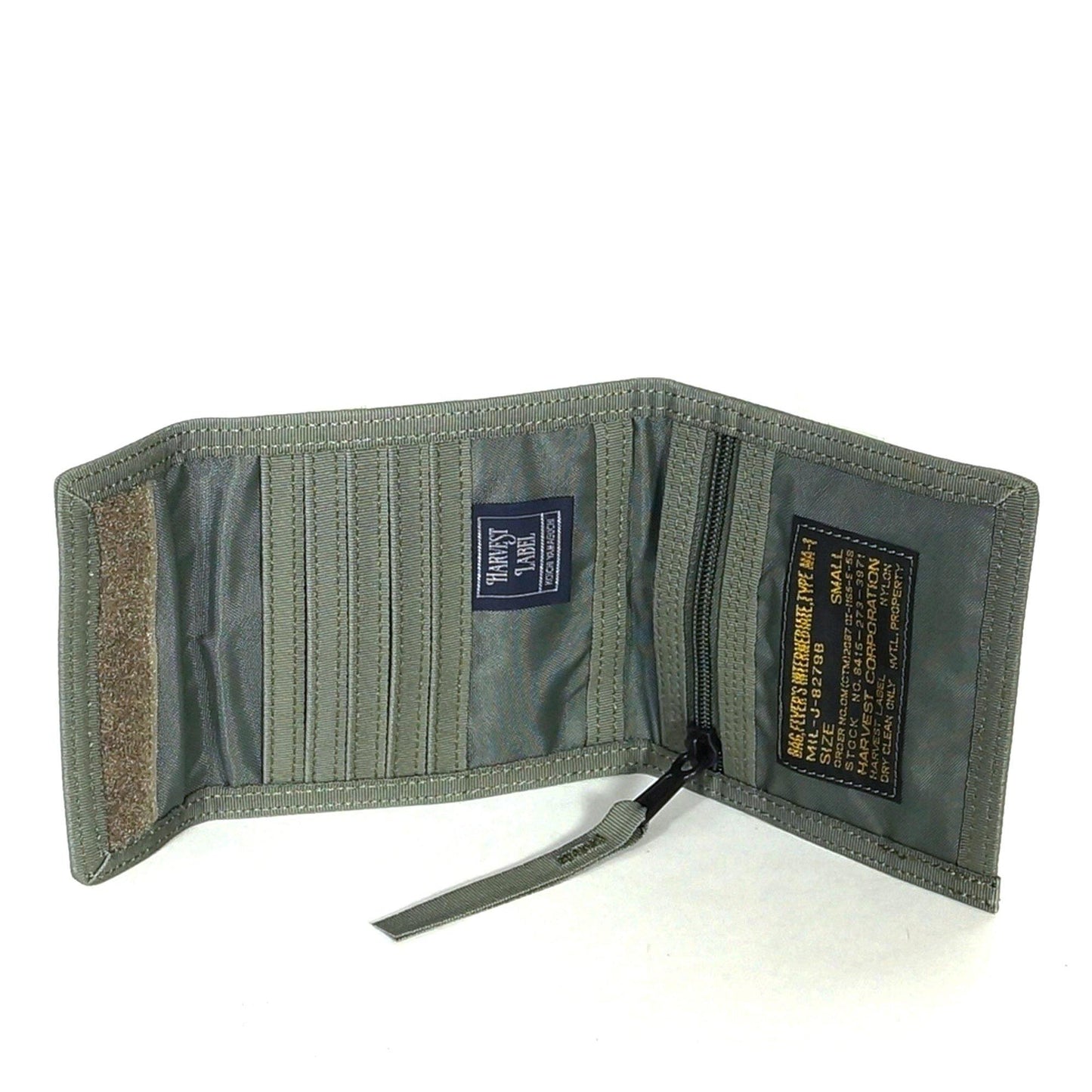 VINTAGE STOCK  小物  ビルフォールド  FLYER'S  ミルスペックナイロンツイル  HJ-4056 - HARVEST LABEL