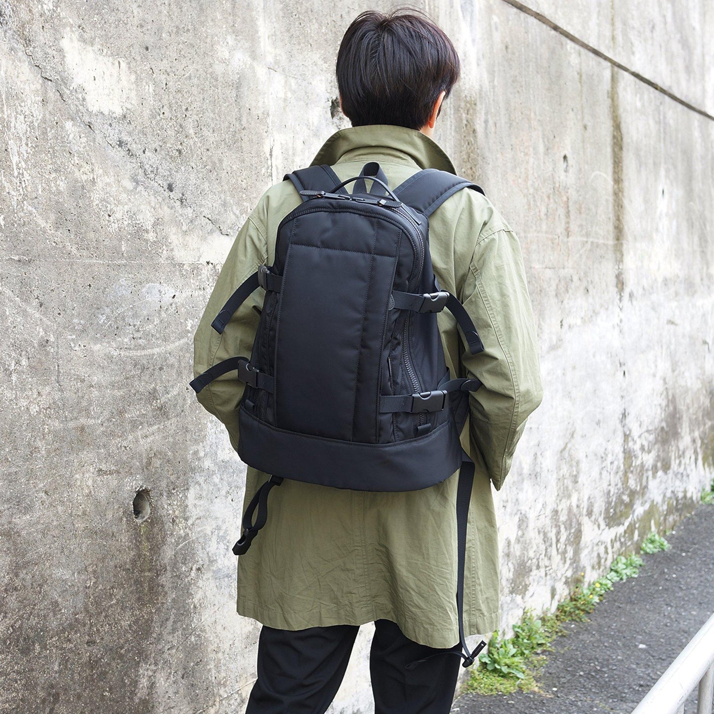 限定復刻版第二弾   FLYER’S バックパック  ナイロンツイル(ボンディング加工)  HJH-4020_R - HARVEST LABEL