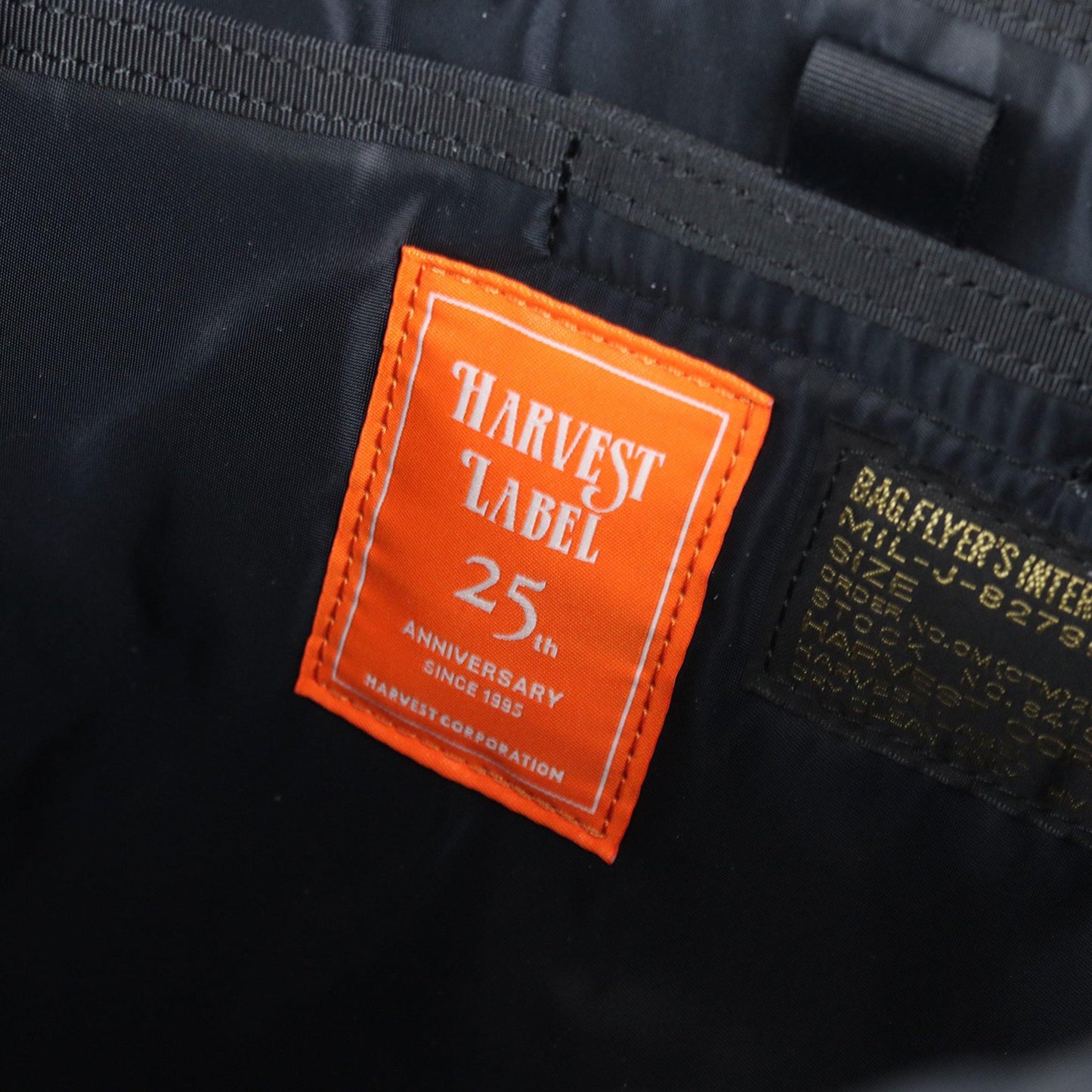 限定復刻版第二弾    FLYER’S トートバッグ  ナイロンツイル(ボンディング加工)  HJH-4021_R - HARVEST LABEL