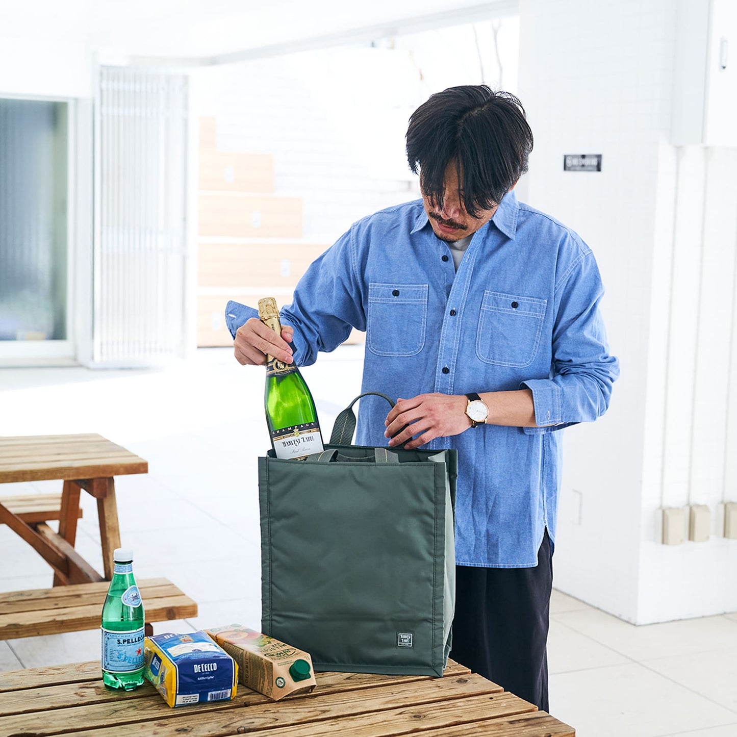 FLYER'S SUPPLY Tote Square Bag Official Limited Edition HSP-0175