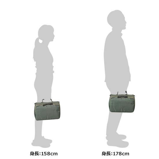 限定復刻版第一弾  ビジネス  ブリーフ型  FLYER’S 2WAY ブリーフケース(S)   ナイロンツイル(ボンディング加工)  HJH-4009_R - HARVEST LABEL