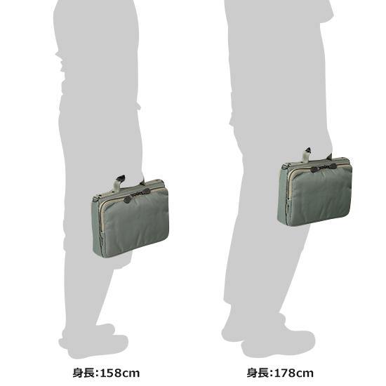 限定復刻版第一弾  ビジネス  ブリーフ型  FLYER’S 2WAY ブリーフケース(S)   ナイロンツイル(ボンディング加工)  HJH-4009_R - HARVEST LABEL
