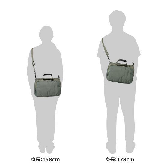 限定復刻版第一弾  ビジネス  ブリーフ型  FLYER’S 2WAY ブリーフケース(S)   ナイロンツイル(ボンディング加工)  HJH-4009_R - HARVEST LABEL