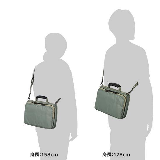 限定復刻版第一弾  ビジネス  ブリーフ型  FLYER’S 2WAY ブリーフケース(S)   ナイロンツイル(ボンディング加工)  HJH-4009_R - HARVEST LABEL