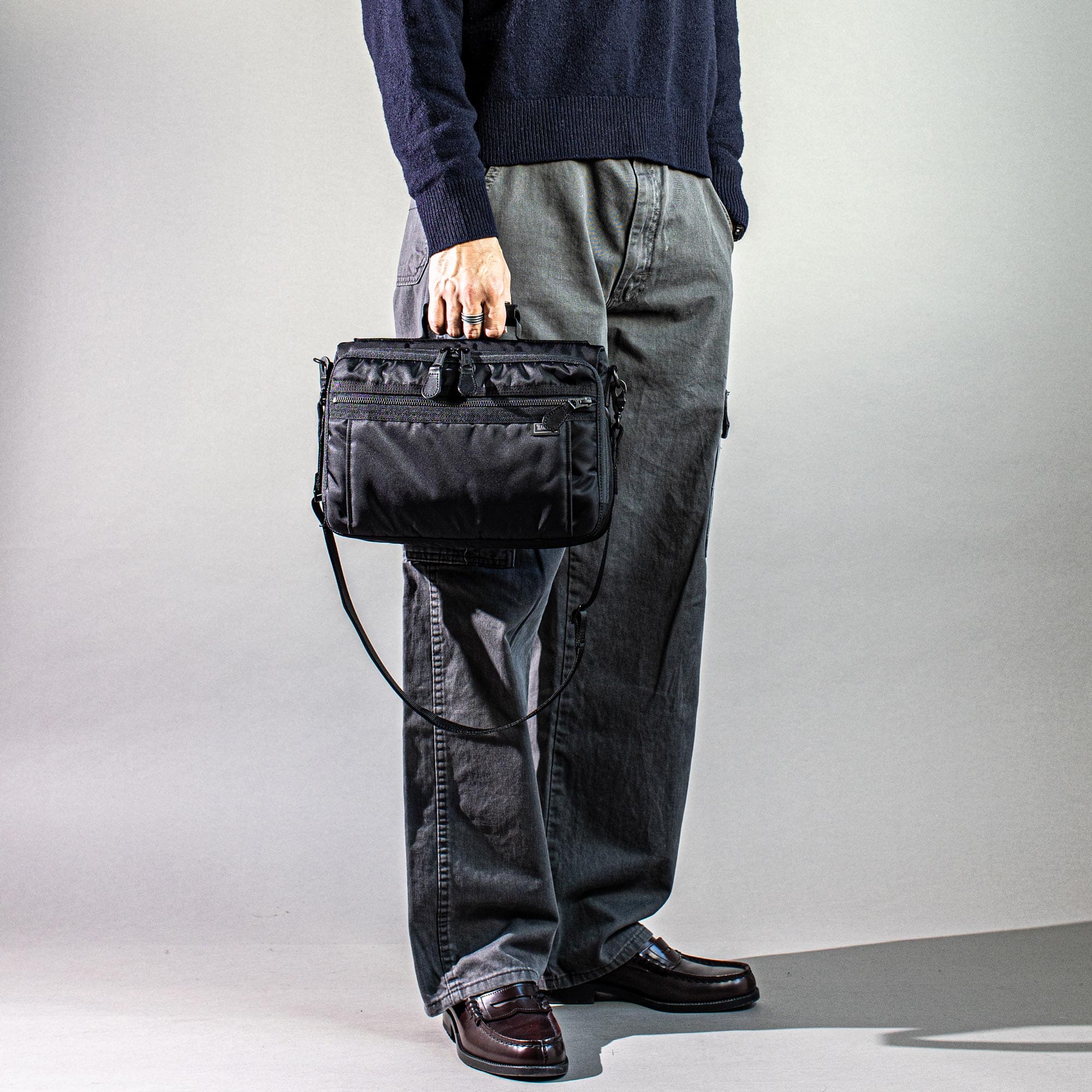 Official] HARVEST LABEL Flyers Steed Men's Shoulder Bag, Cordura