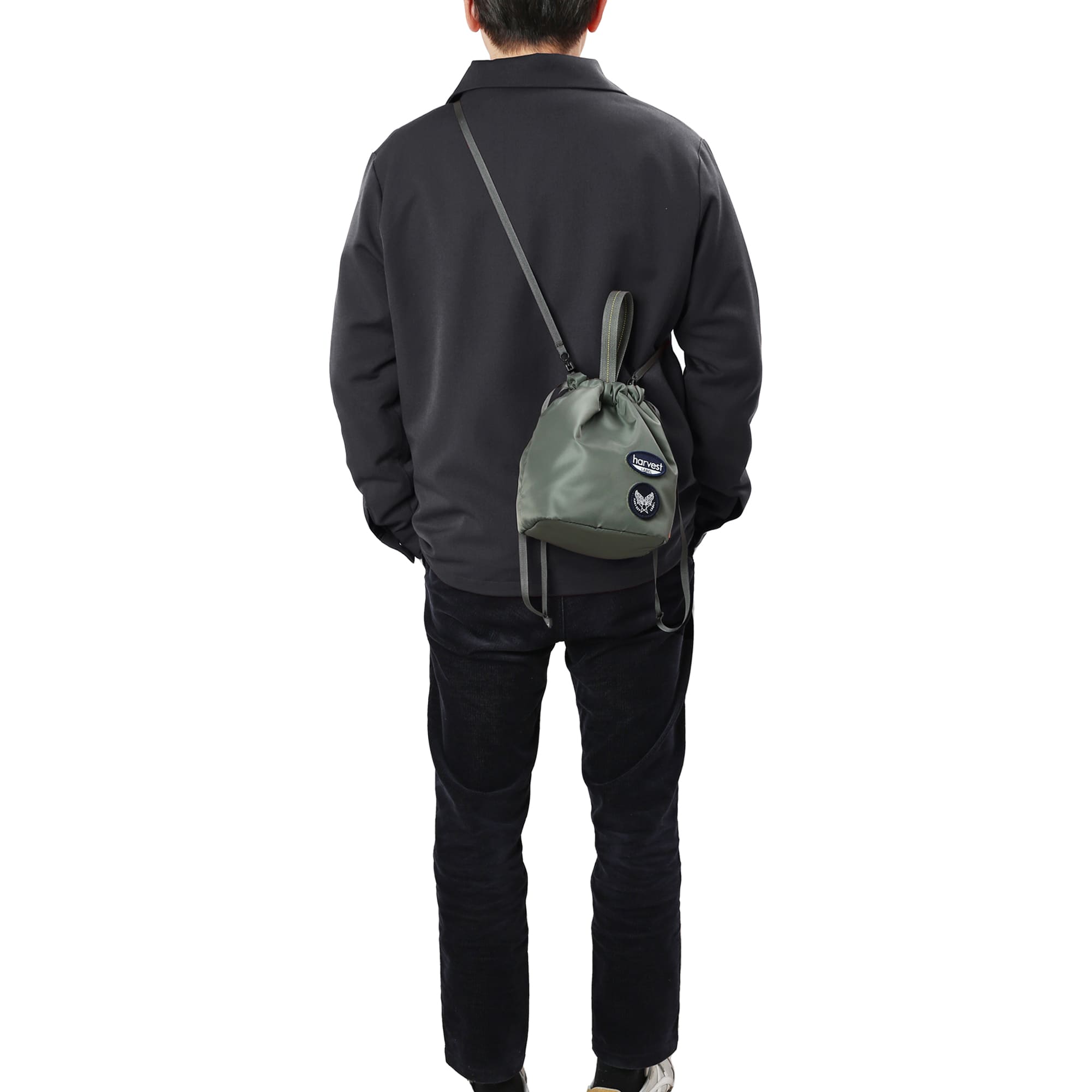 【BAON】Hol Carden Pocket Nylon 2-Way Bag 2023 Large Capacity Waterproof Multi Pocket Nylon Shoulder