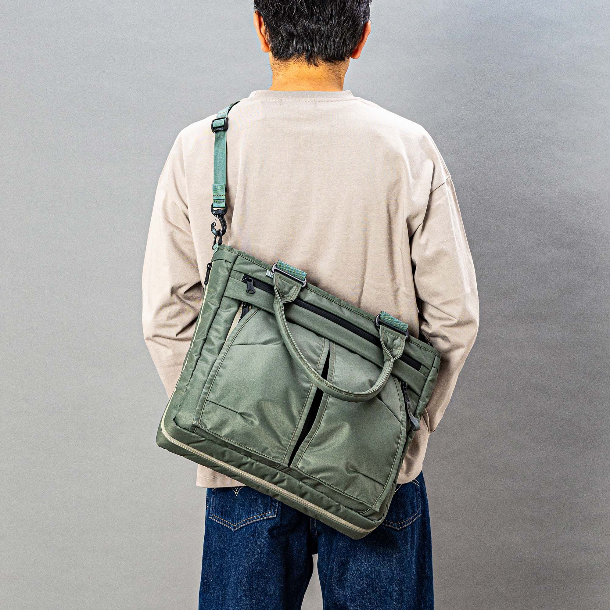 HARVEST LABEL URBAN CARGO 2WAYトートバッグ HVT-0281｜拡張 大容量