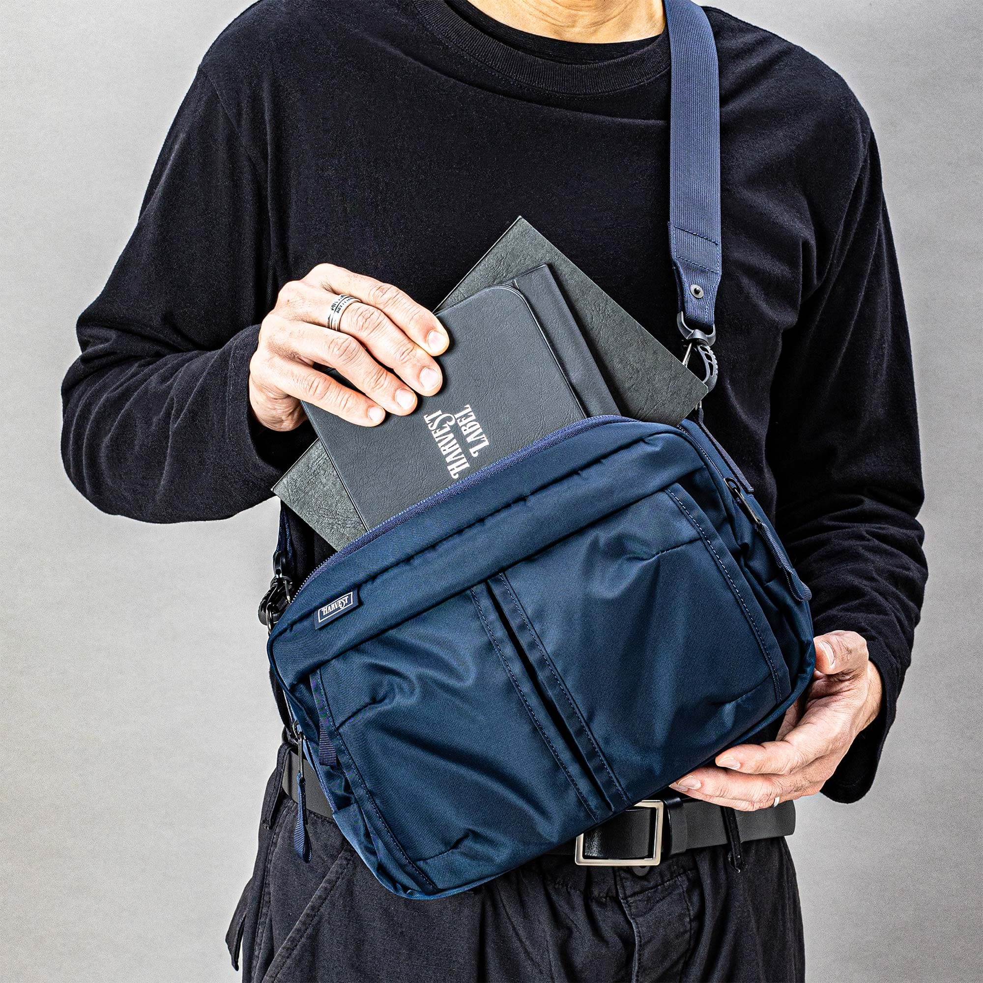 HARVEST LABEL URBAN CARGO ショルダーバッグ HVT-0284｜防水 撥水