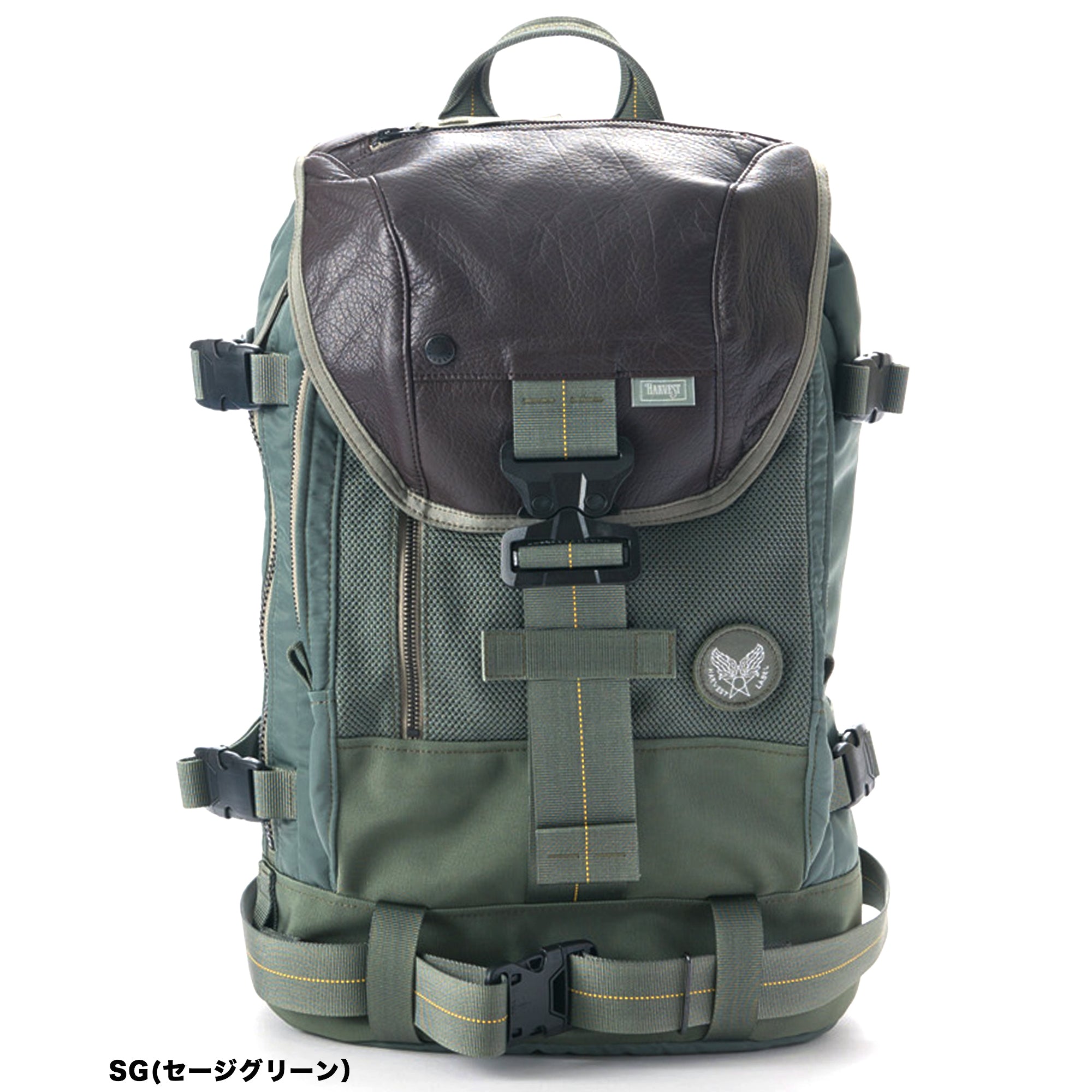 HARVEST LABEL /ハーヴェストレーベル CUSTOM /カスタム BACKPACK バックパック フラップ スーパーナイロン HC-0107