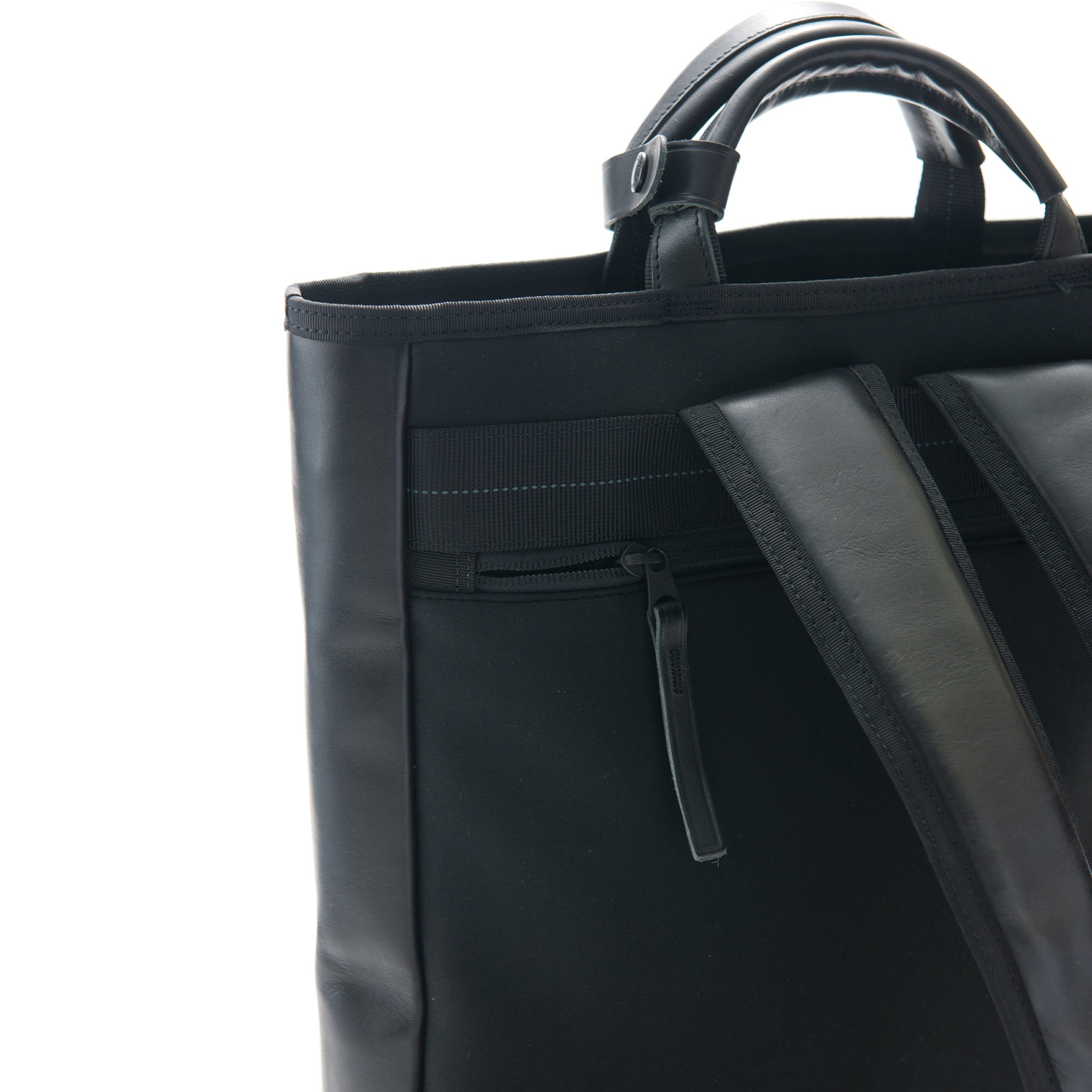 ハーヴェスト レーベル ビジネスリュック ビジネスバッグ 2WAY 撥水 大容量 高密度ナイロン 当社限定 別注モデル HL-001 ブラッ